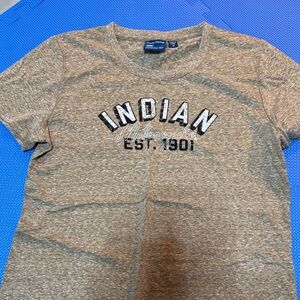 Indian Motorcycle Women's Tan Short Sleeve Tee